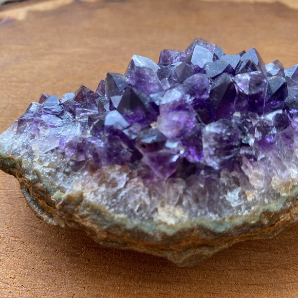 Genuine Amethyst Crystal Druzy Cluster - Picture 3 of 10